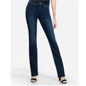 SOLD Express Mid Rise Barely Boot Jeans, 12 short
